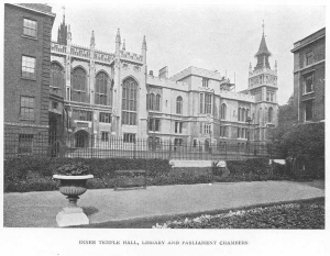 Photo of Inner Temple Hall & Library in the early 20th