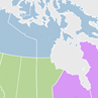 Map linking to Canada coverage in Indigenous Law Portal