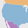 Map linking to North America coverage in Indigenous Law Portal